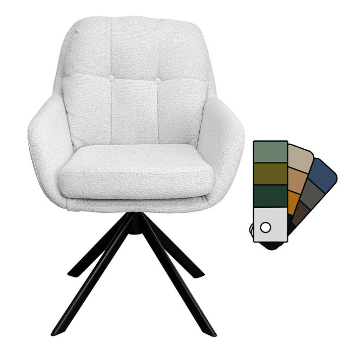 Chaise pivotante Molly cat 1 individuel