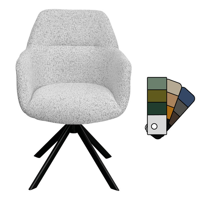 Chaise pivotante Olivia cat 1 individuel