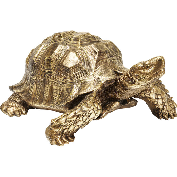 [30142] Deco Figurine Turtle Gold Big