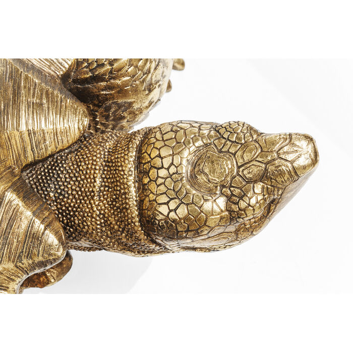 [30142] Deco Figurine Turtle Gold Big - 4