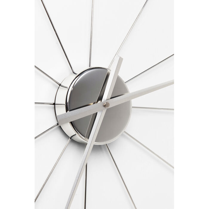 [30200] Wall Clock Like Umbrella Balls Chrome - 3