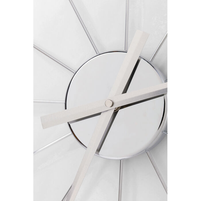 [30200] Wall Clock Like Umbrella Balls Chrome - 4