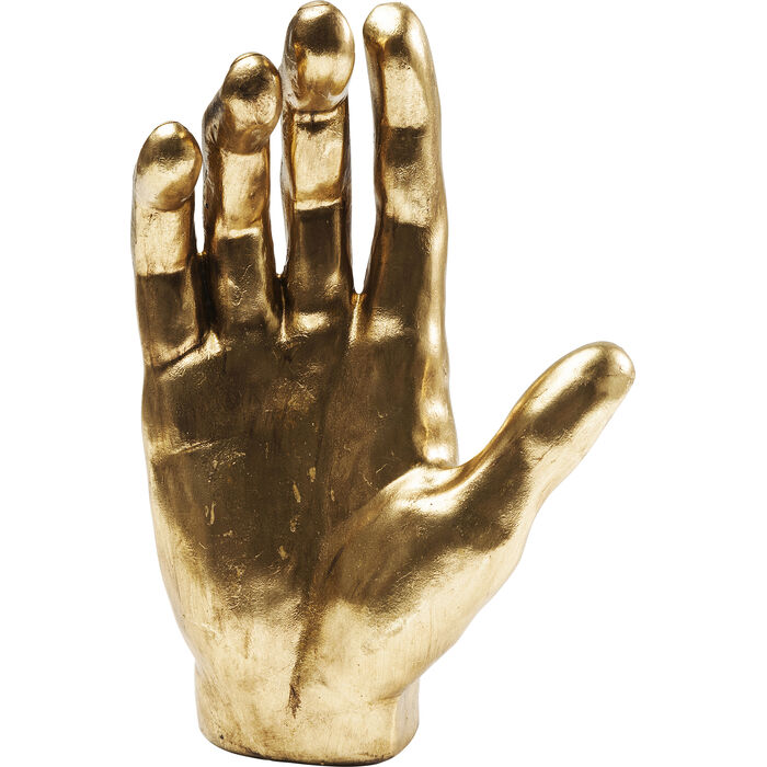[30201] Deco Object Mano Gold 35cm