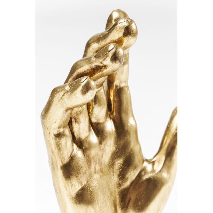 [30201] Deco Object Mano Gold 35cm - 3