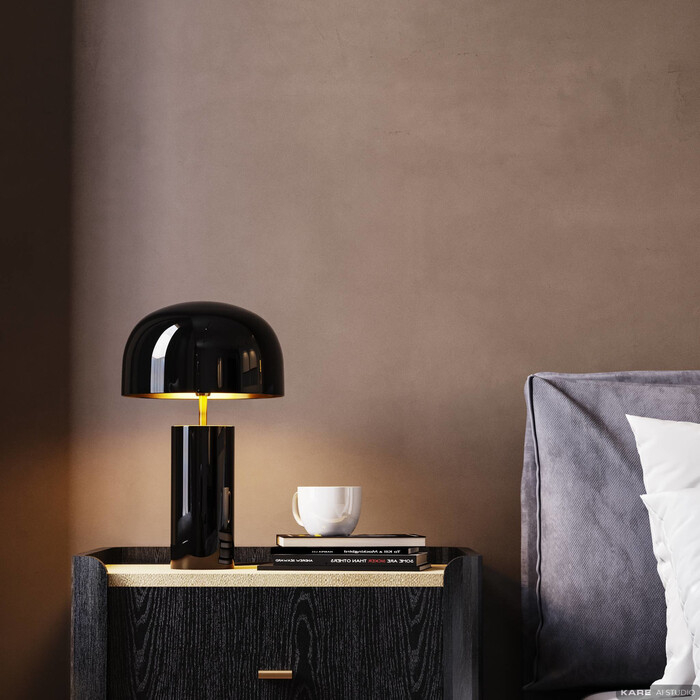 [32203] Table Lamp Loungy Black