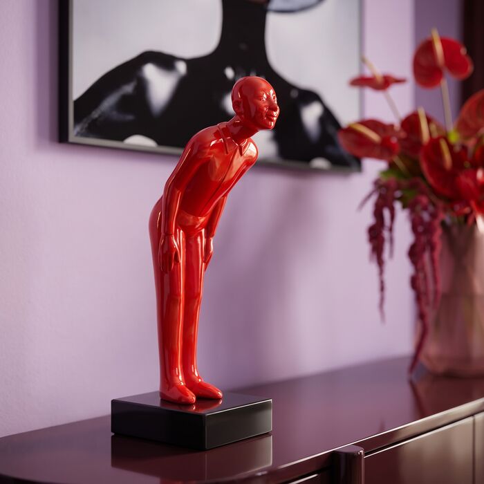 [32985] Deco Figurine Welcome Guest Red Small - 2