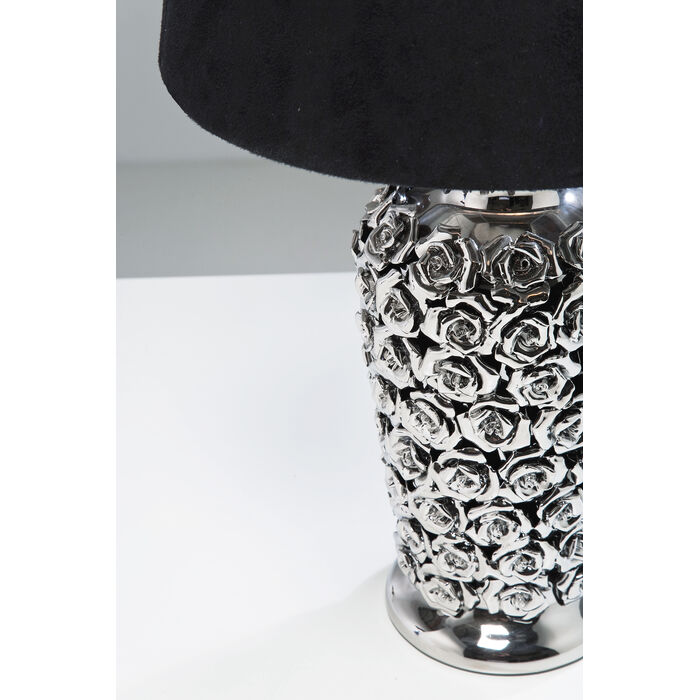 [33215] Table Lamp Rose Silver 57cm - 3