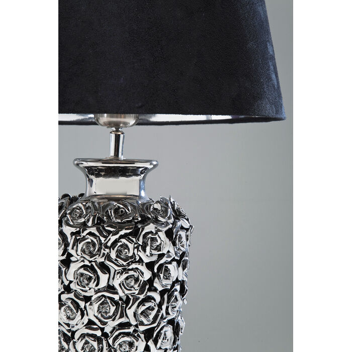 [33215] Table Lamp Rose Silver 57cm - 4
