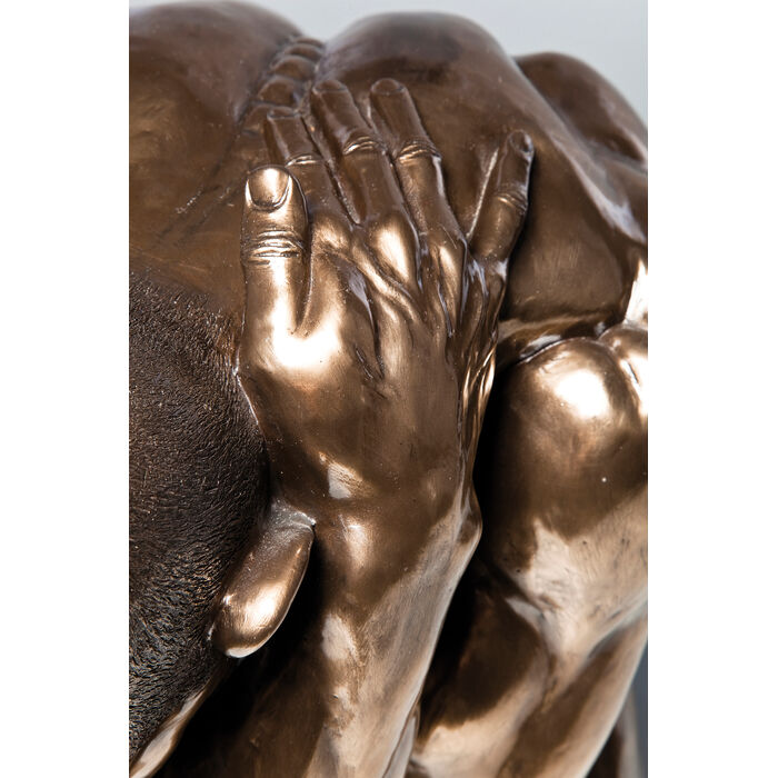 [34731] Figurine décorative Nude Man Hug bronze 54cm - 4