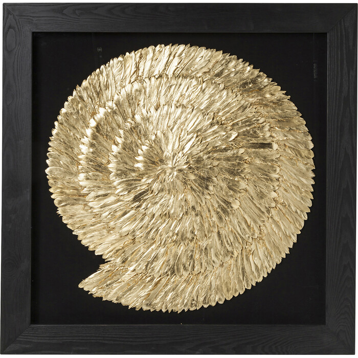 Cuadro Golden Snail 120x120cm
