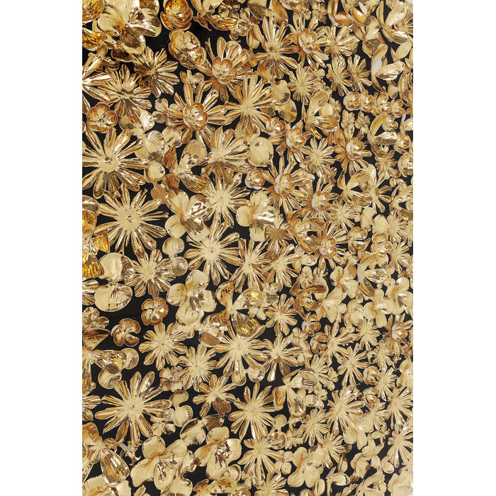 [39249] Gambar Objek Bunga Emas 120x120cm - 3