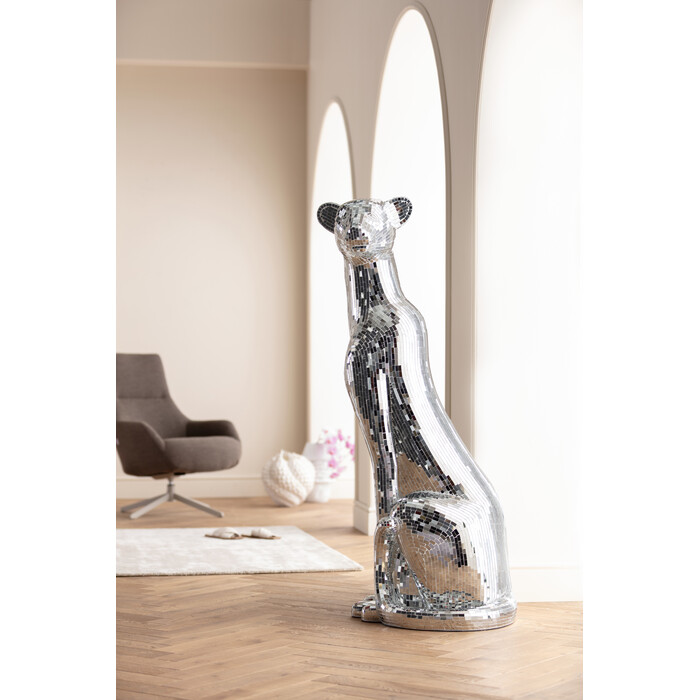 Deco Figurine Mosaic Welcome Panther Right XL 150c