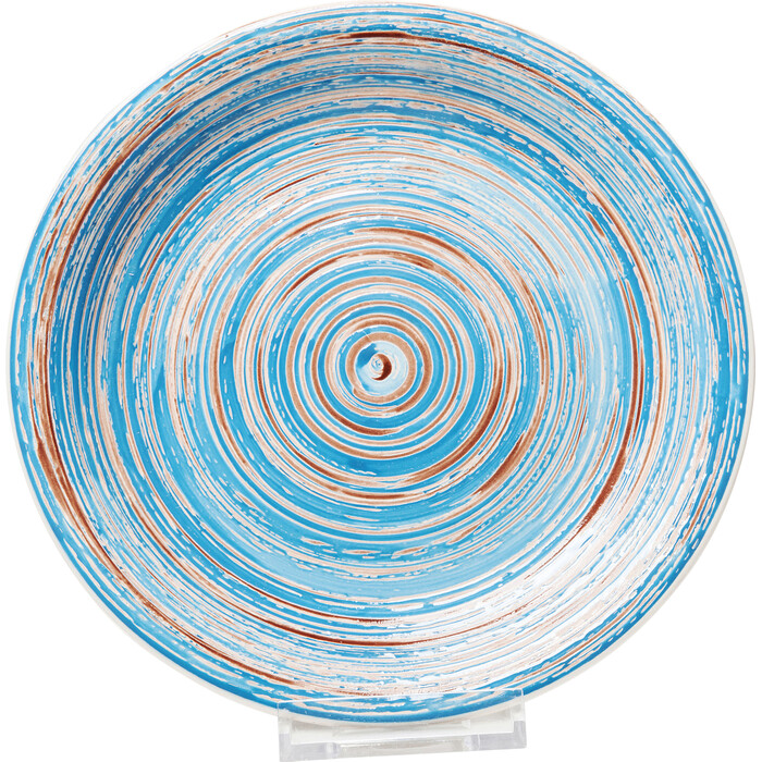 Assiette Swirl bleu Ø27cm