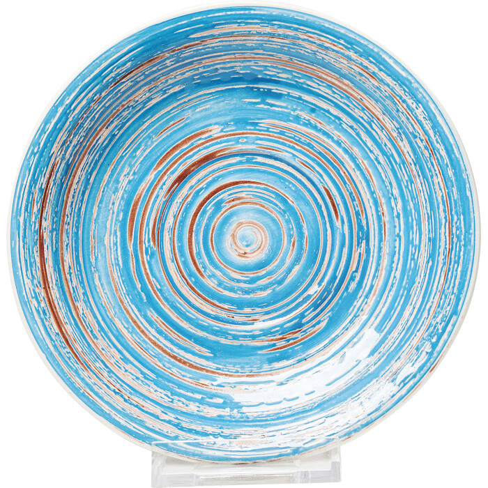 Assiette Swirl bleu Ø19cm