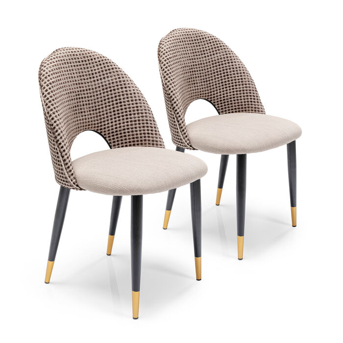 [40036] Chaise Hudson beige (2/Set)