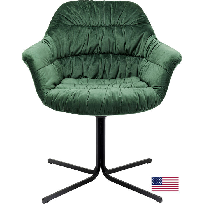 Swivel Armchair Colmar Green