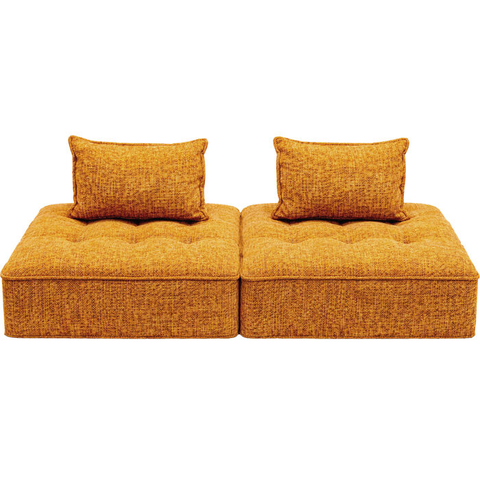[40516] Sofá Portofino naranja (2/Set)