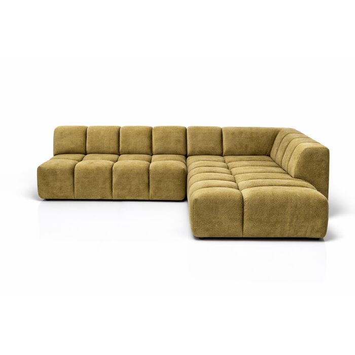 [40654] Canapé d'angle Belami doré droite 265cm