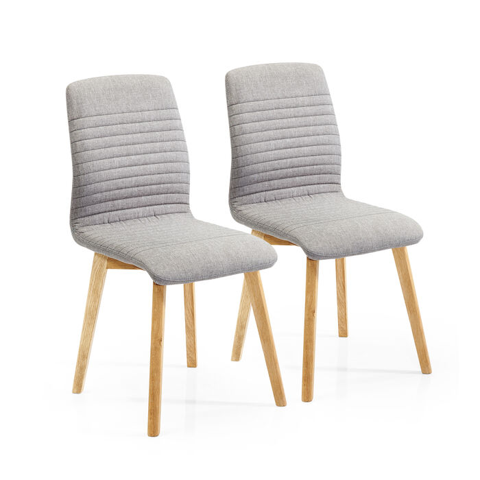 [40863] Chair Lara Grey (2/Set)