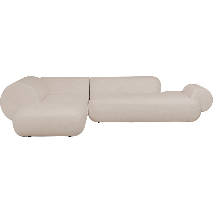 [40873] Canapé d'angle Soft Edge gauche crème