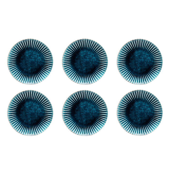Plate Azur Rim Ø21cm (6/Set)