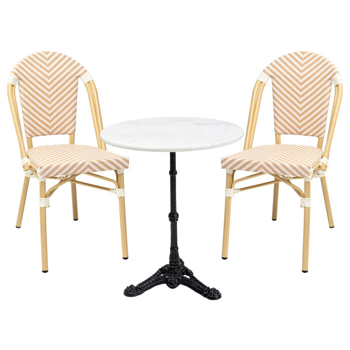 Garden Set French Bistro cream (3/part)