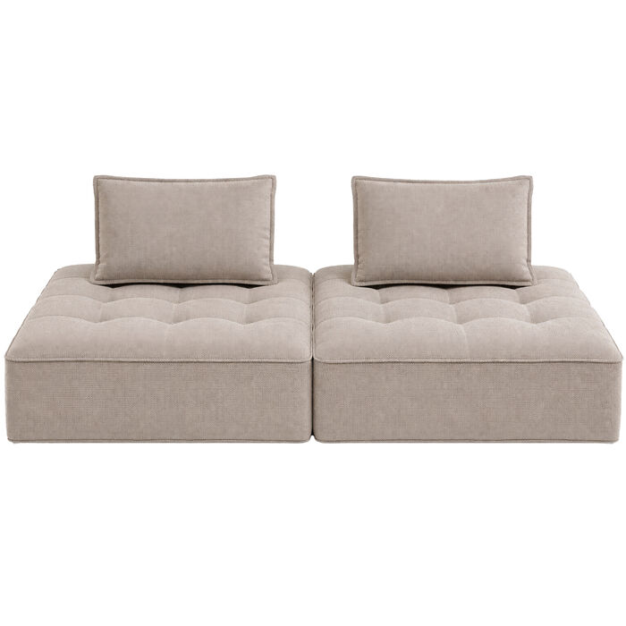 Sofa Portofino Grey Outdoor (2/Set)