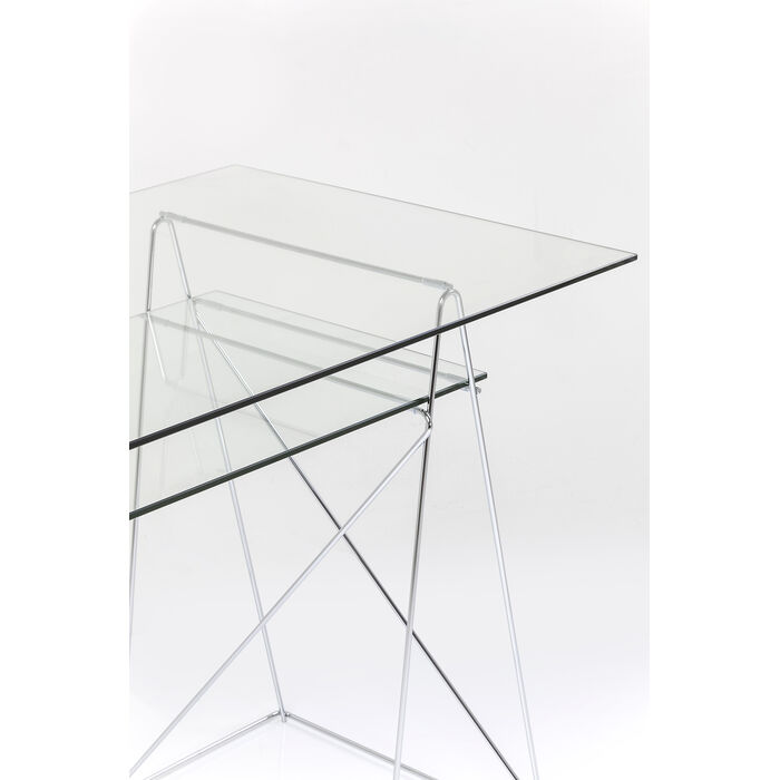 [41910] Bureau Polar chromé 8 mm (verre trempé) - 3