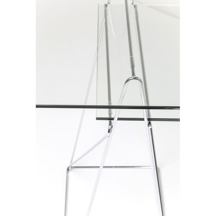 [41910] Bureau Polar chromé 8 mm (verre trempé) - 4