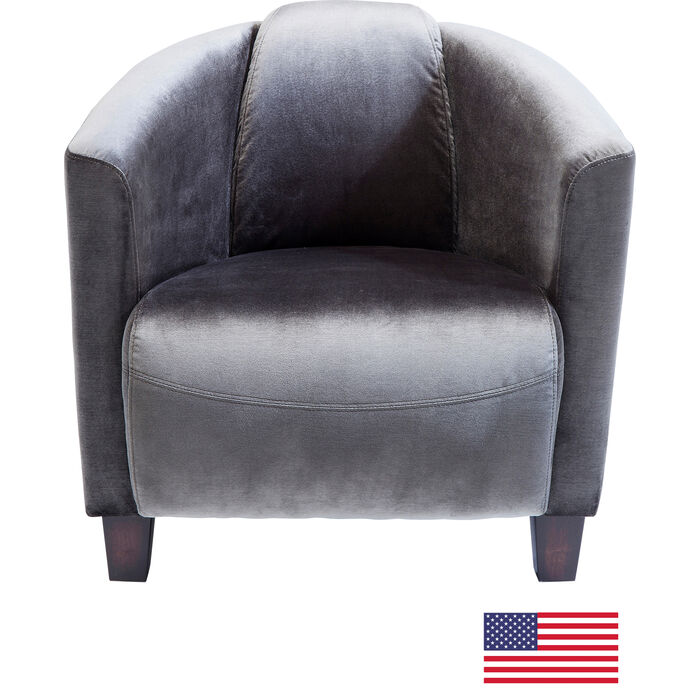[42050] Fauteuil Cigar Lounge gris