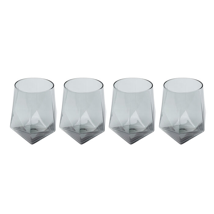 Tumbler Diamond Smoke (4/Set)