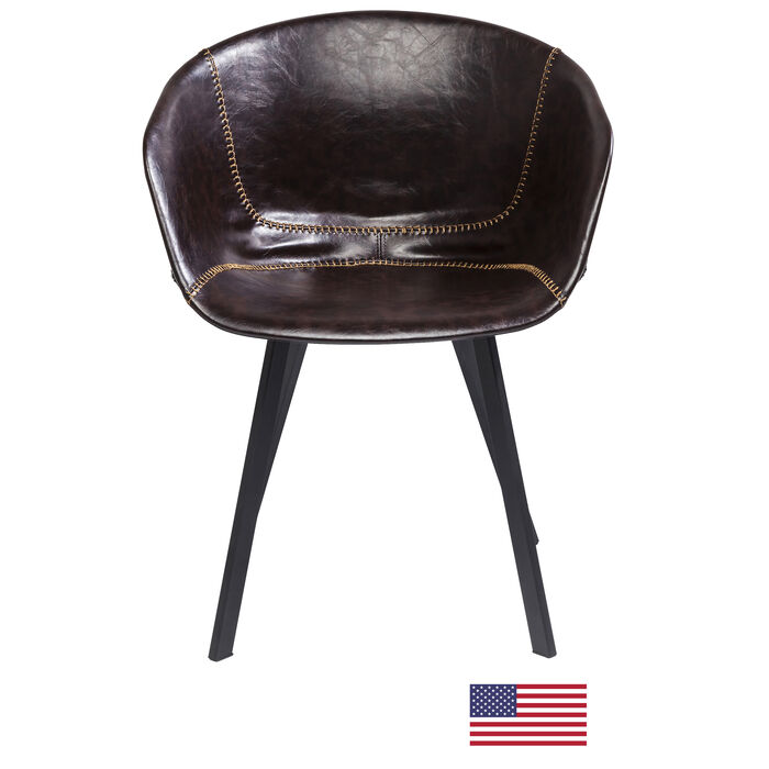 [42228] Chaise a. acc. Lounge marron