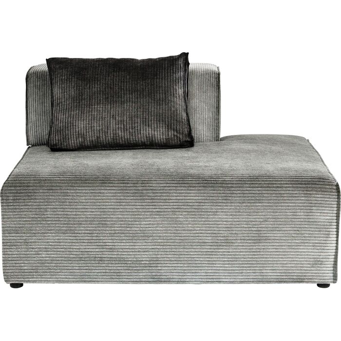 [42399] Infinity Ottomane semi gris droite cord