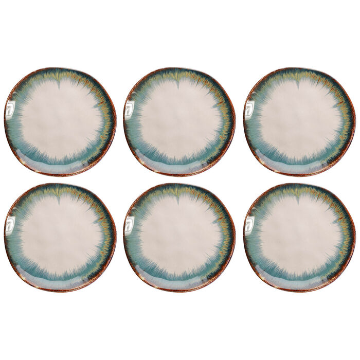 Plate Laguna Blue Ø20cm (6/Set)
