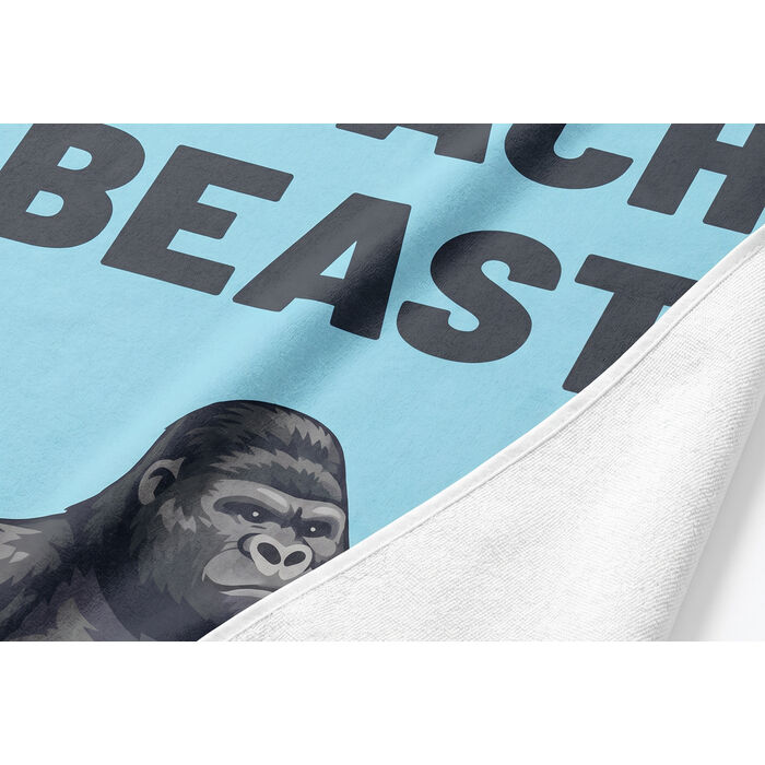 [44136] Serviette de plage Beast Bleu 90x170cm - 3