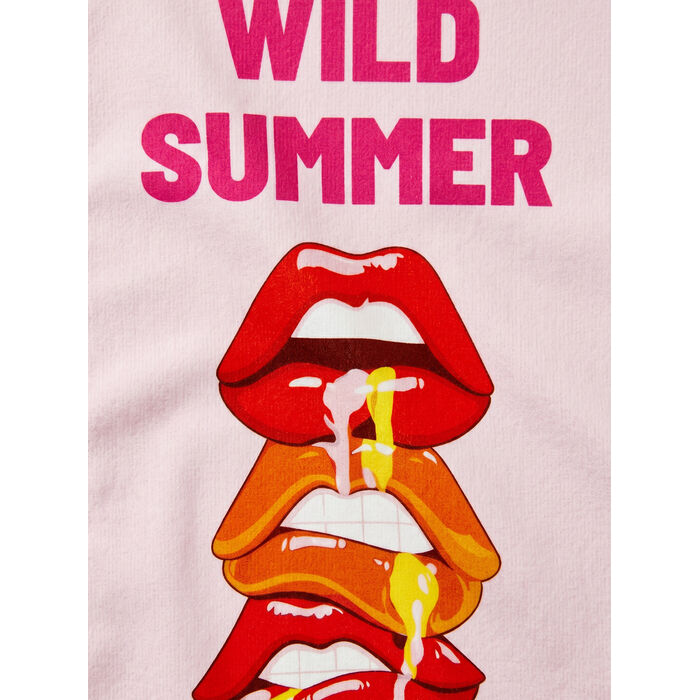 [44146] Serviette de plage Wild Summer Rosa 90x170cm - 3