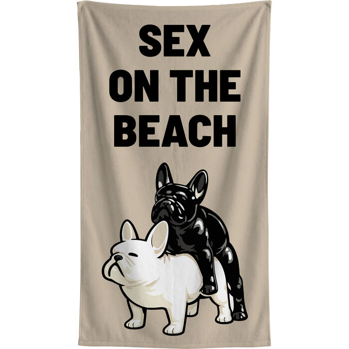 Tuala Pantai On The Beach Beige 90x170cm