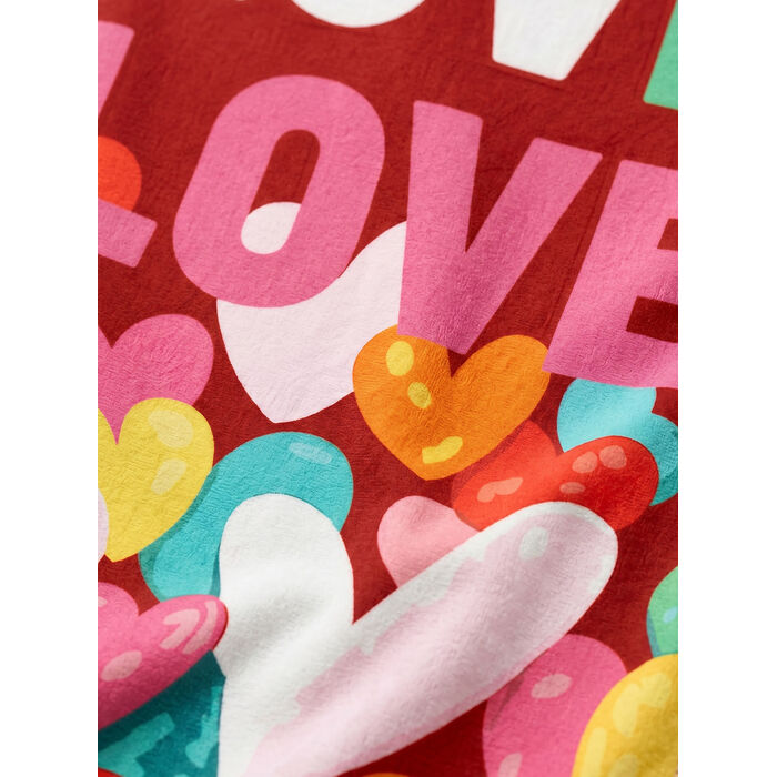 [44159] Toalla playa Big Love Rojo 90x170cm - 4