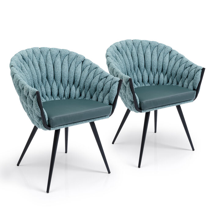 [44648] Silla rep. Knot petróleo (2/Set)