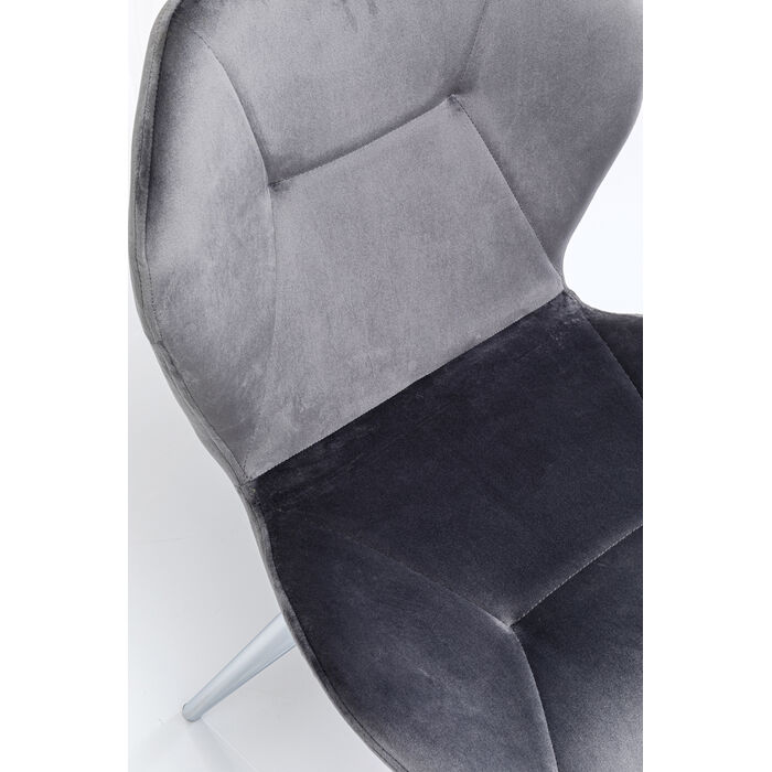 [44970] Chaise Viva gris chromé (2/Set) - 3