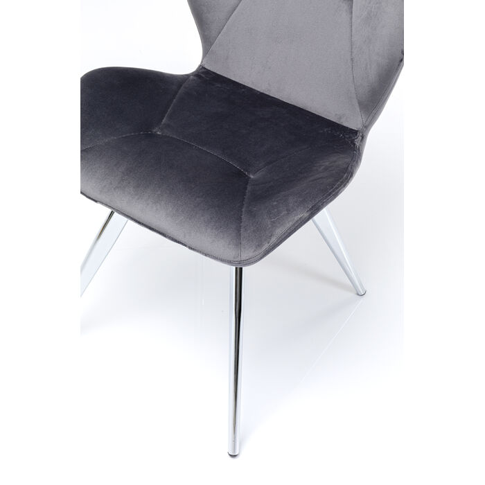 [44970] Chaise Viva gris chromé (2/Set) - 4
