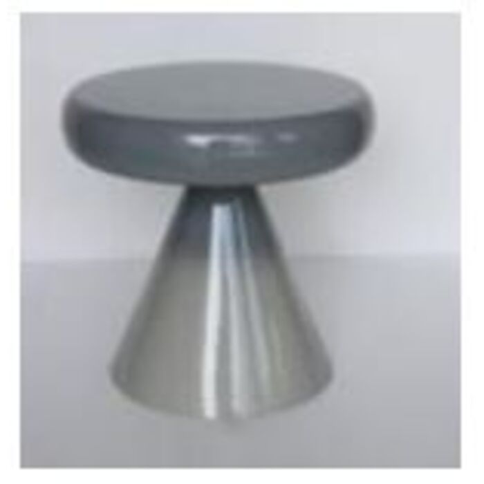 [46257] Side Table Rici Grey Ø42cm
