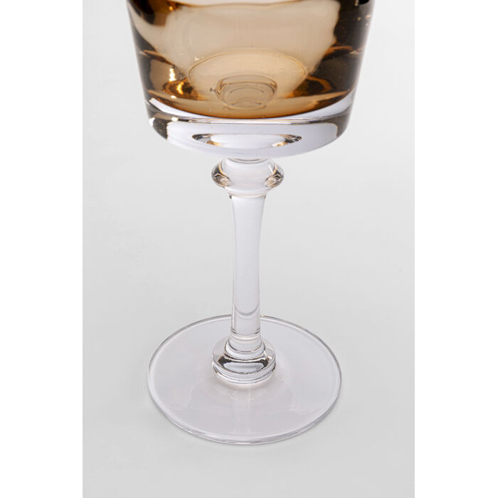 [46937] Verre à vin rouge Mimi Ambre 21cm (4/Set) - 4