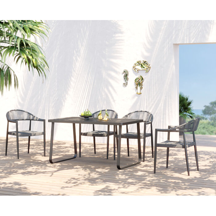 Outdoor Set Santos Grey (5/part)