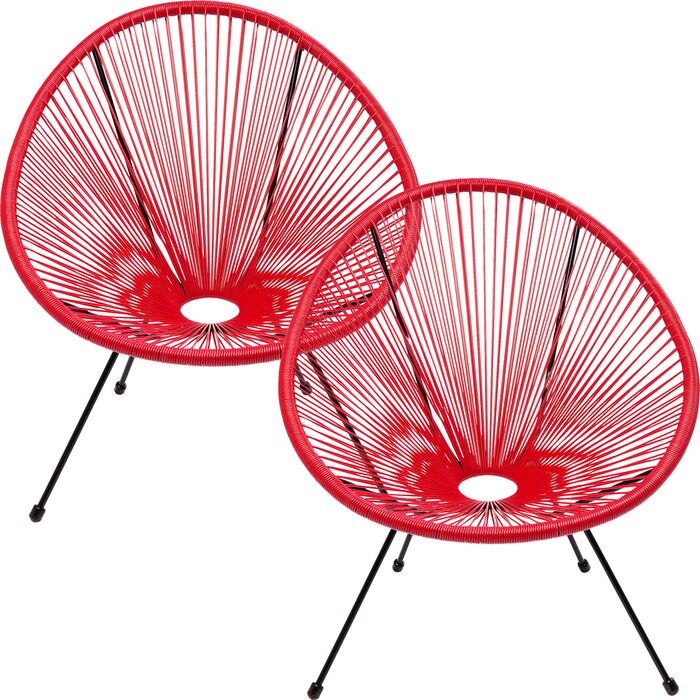 [47426] Sillón Acapulco Cherry (2/Set)