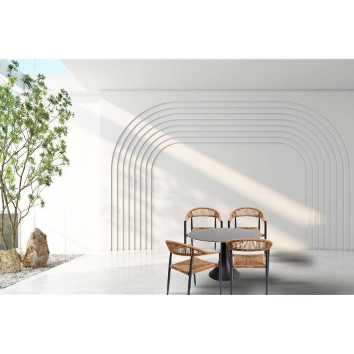 Garden Set Palma Possibilita Ø120cm Nature(5/part)