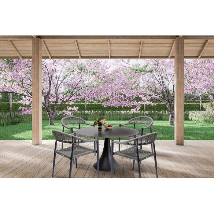Garden Set Palma Possibilita Ø120cm Grey (5/part)