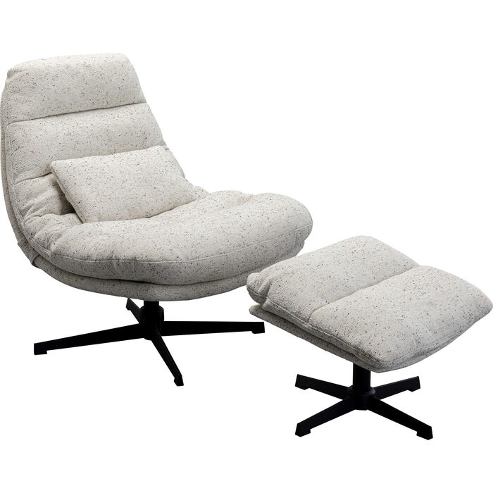 [47723] Sillón giratorio  + Taburete Columbia