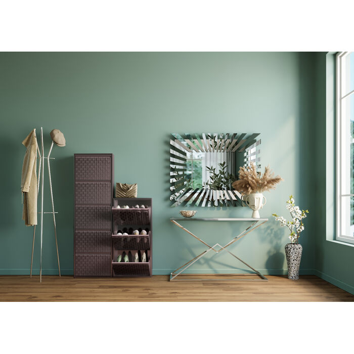 Shoe Container Caruso 5 Silver brushed (MO)