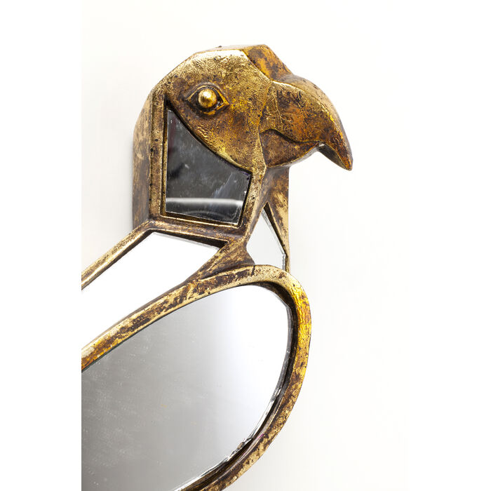 [51219] Wall Object Parrot Mirror 15x43cm - 3